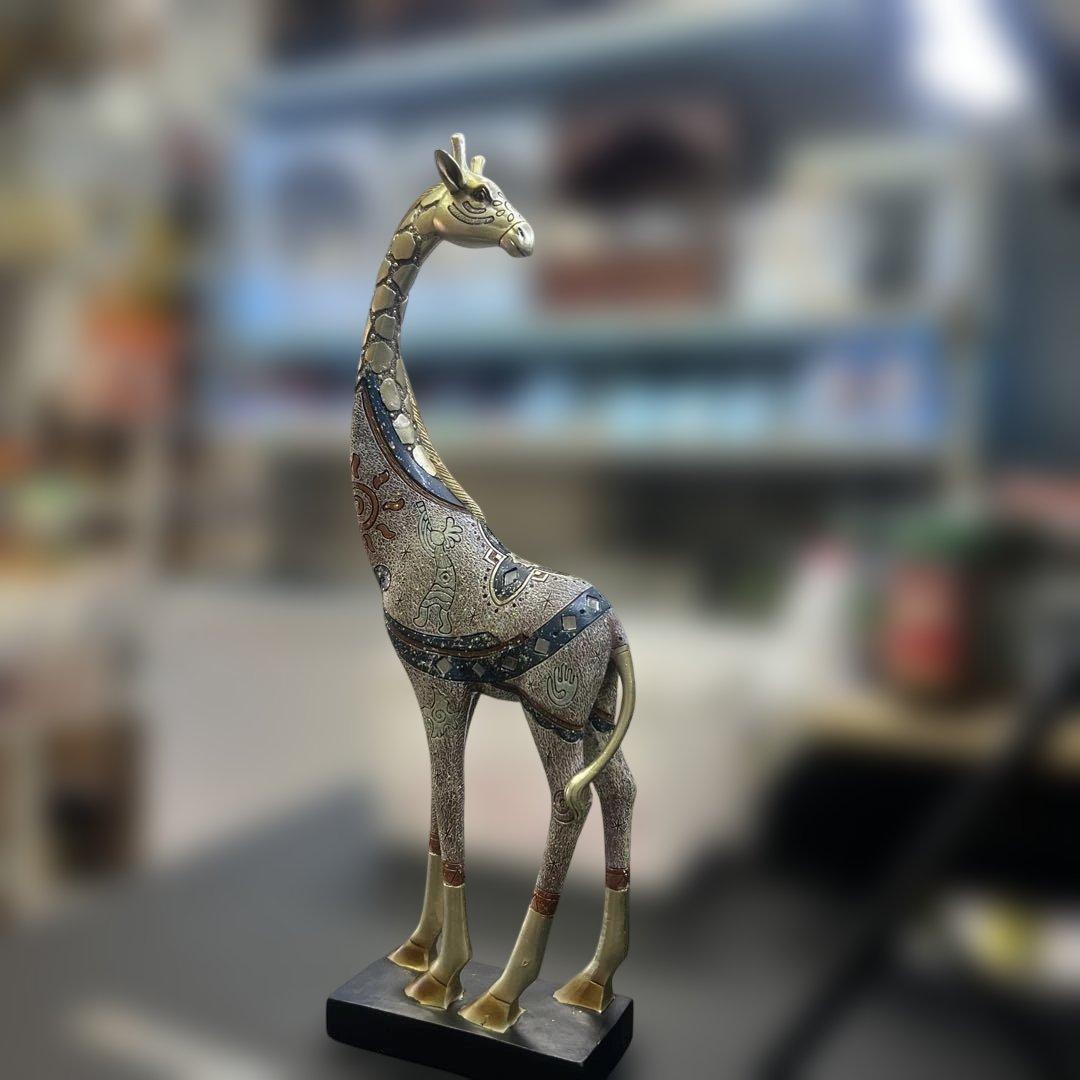 キリン 置物 インテリア オブジェ