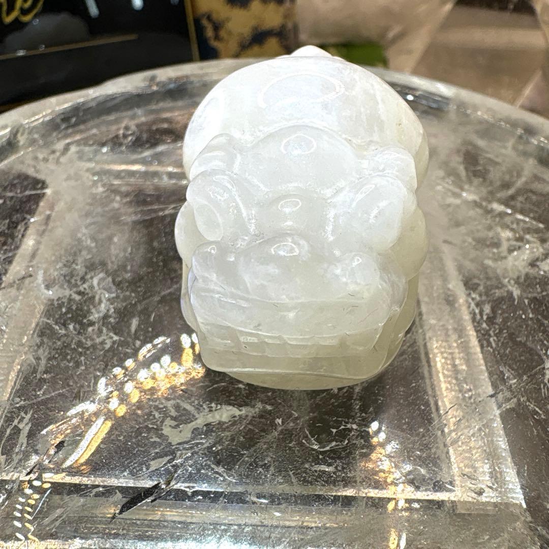 高品質ムーンストーン貔貅No.1563