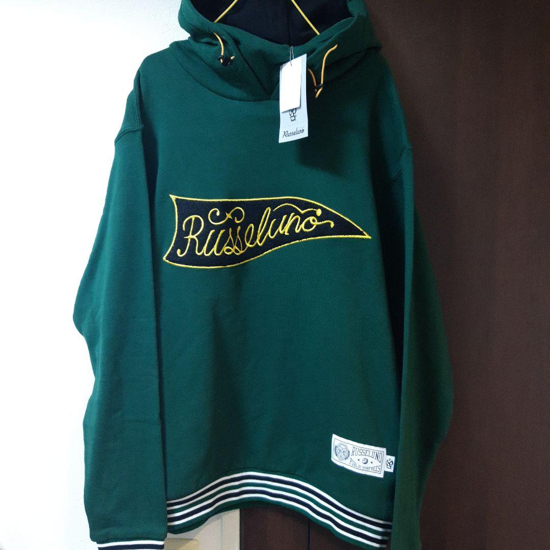 新品　ラッセルノ　Russeluno 刺繍ロゴパーカー　メンズゴルフ