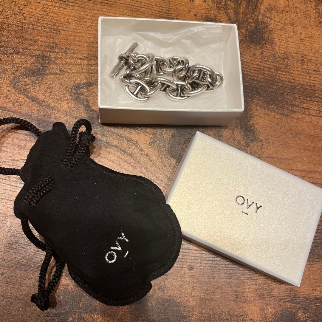 OVY Silver Anchor Chain Bracelet Sサイズ