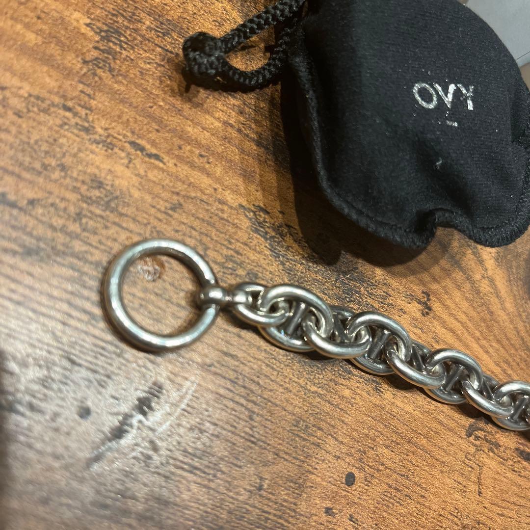 OVY Silver Anchor Chain Bracelet Sサイズ