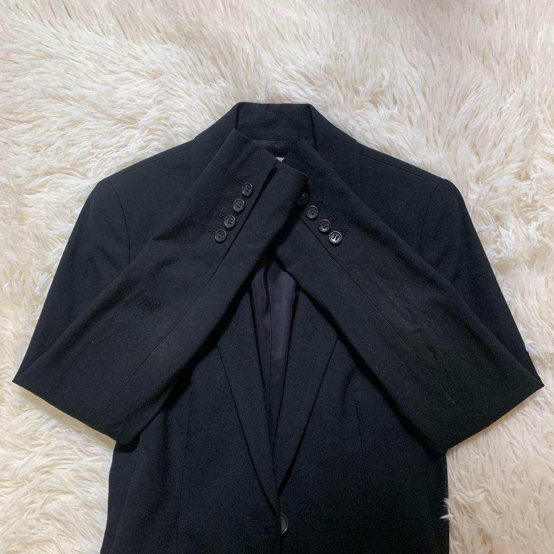 セオリーリュクス パンツスーツ ビジネススーツ Mサイズ 38 黒