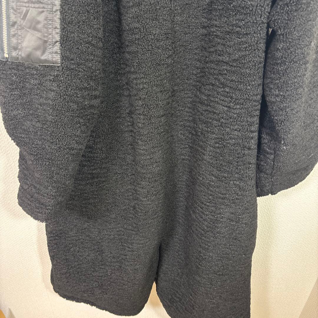 LASUD ボアコートブラック　未使用品　サイズ9号　定価34000円タグ無し