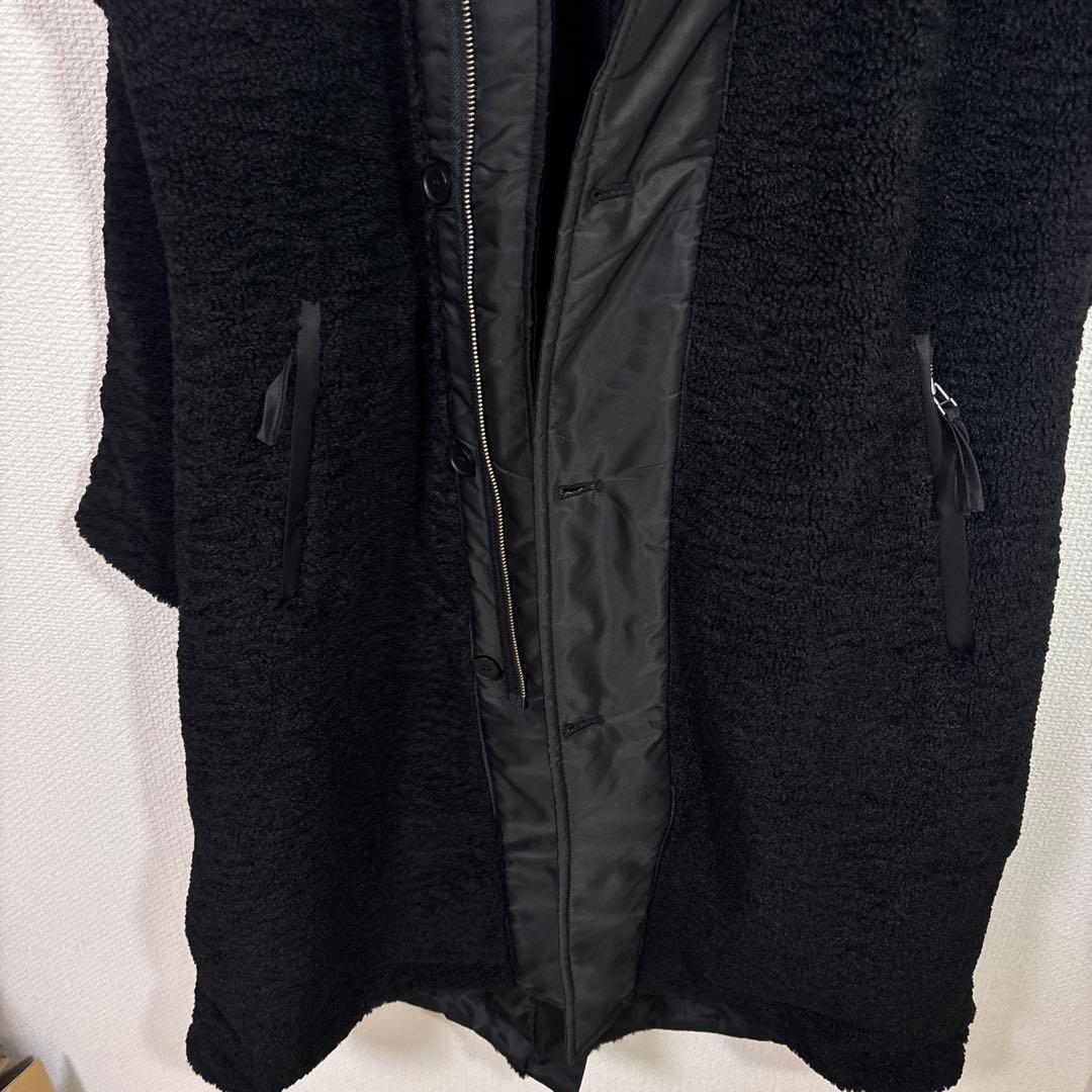 LASUD ボアコートブラック　未使用品　サイズ9号　定価34000円タグ無し