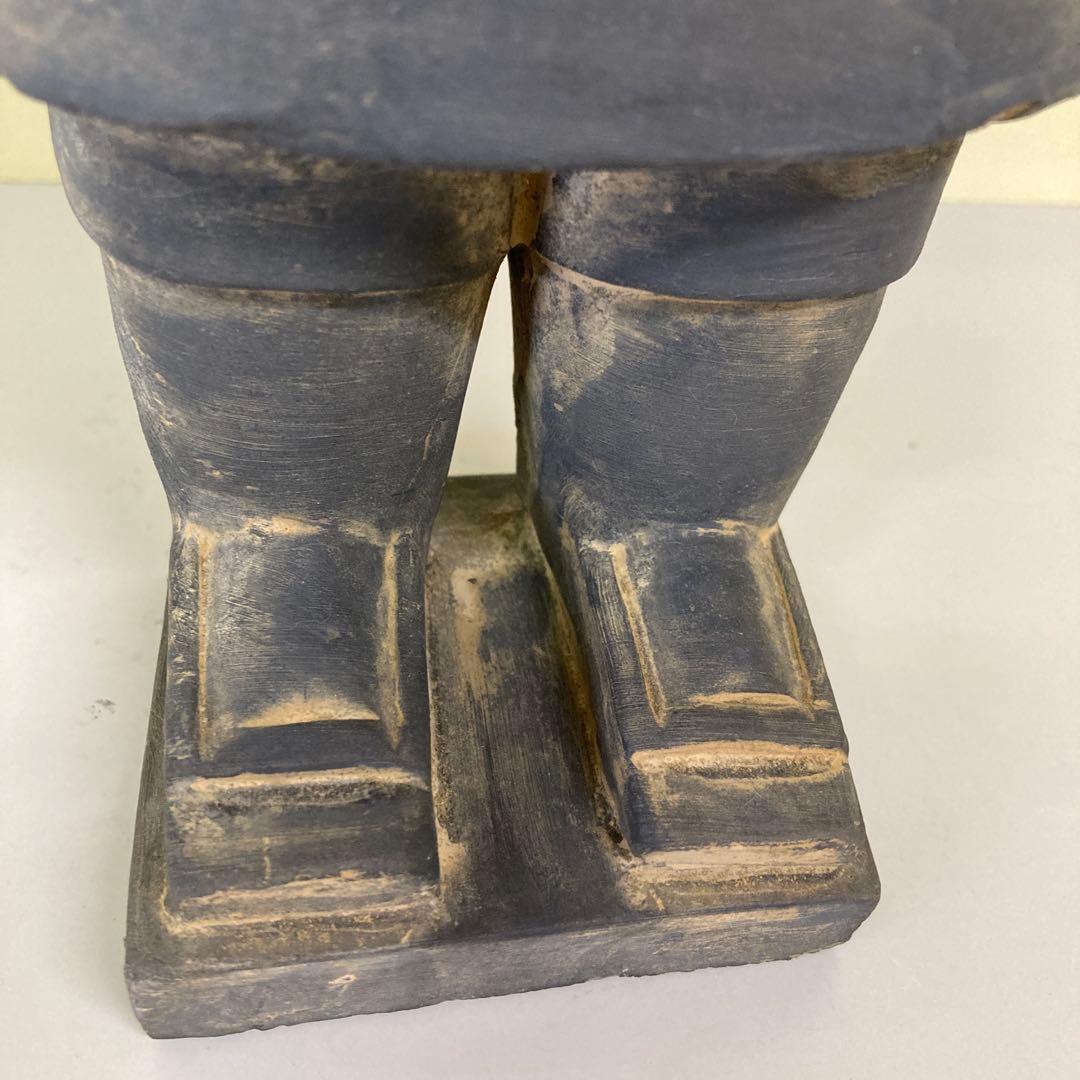 E4 兵馬俑 置物 オブジェ 始皇帝 始皇帝陵 秦の始皇帝 将軍 武官 中国骨董