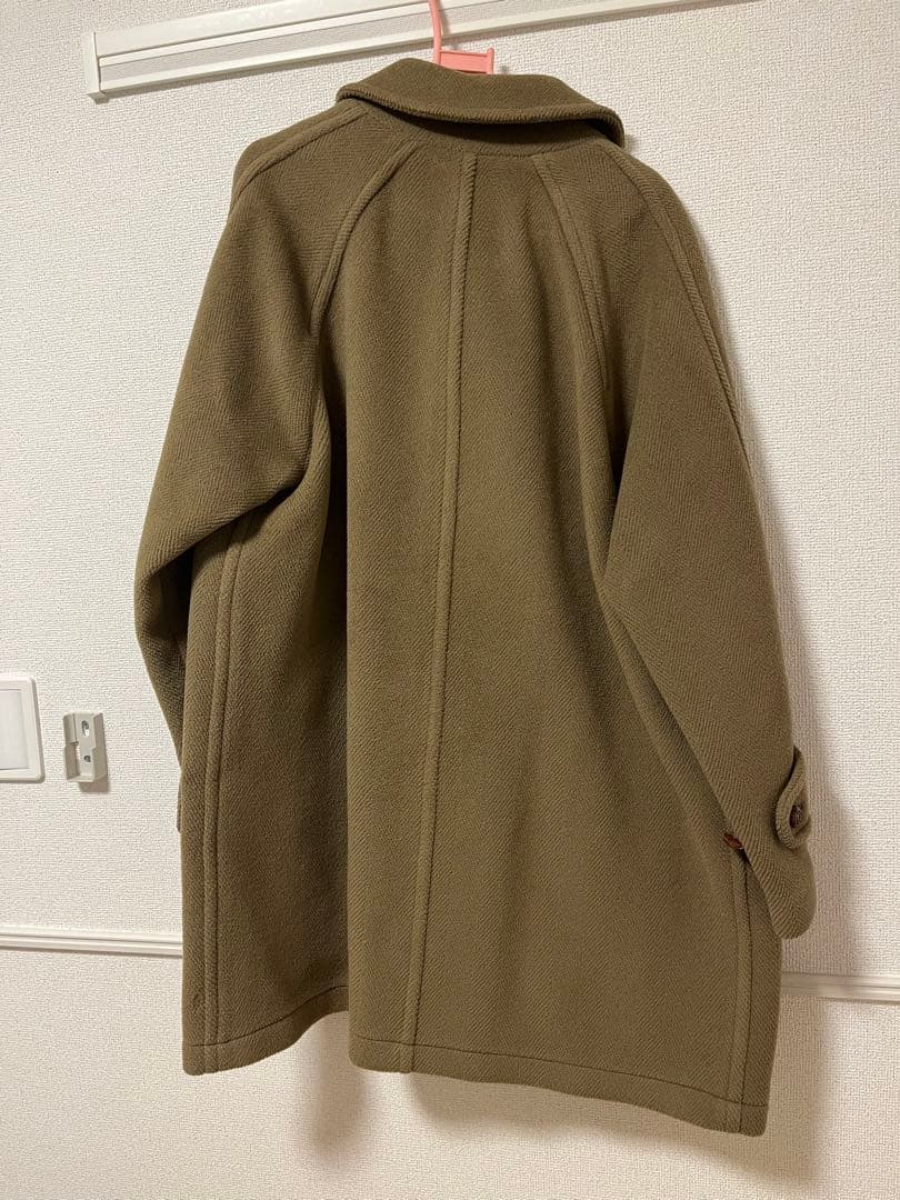 DAKS ロングコート　ビンテージ　オリーブ