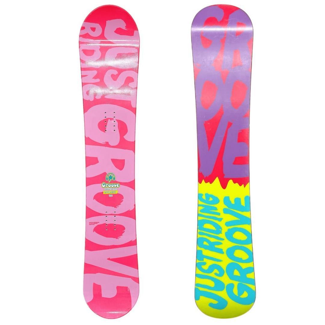 【3点セット】レディーススノーボード GROOVE ZOOM STICK 144