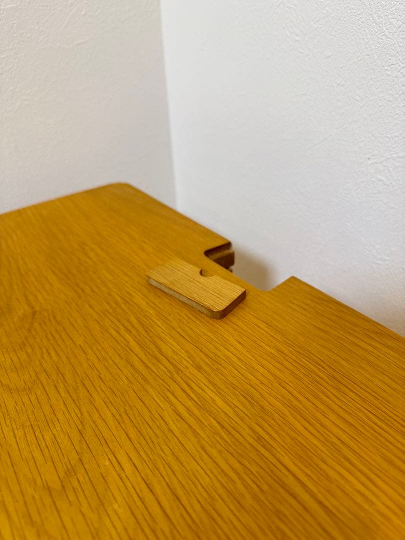 木製シンプルデスク 2引き出し付き