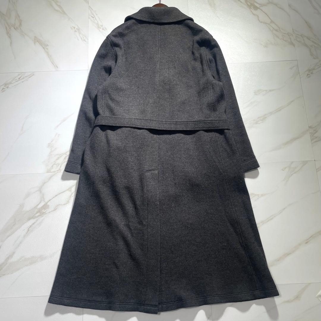 【極美品,着丈120cm】フェンディ トレンチコート ズッカバックル パール
