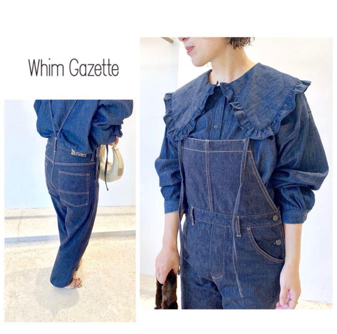 美品！！ Whim Gazette ウィムガゼット デニムサロペット