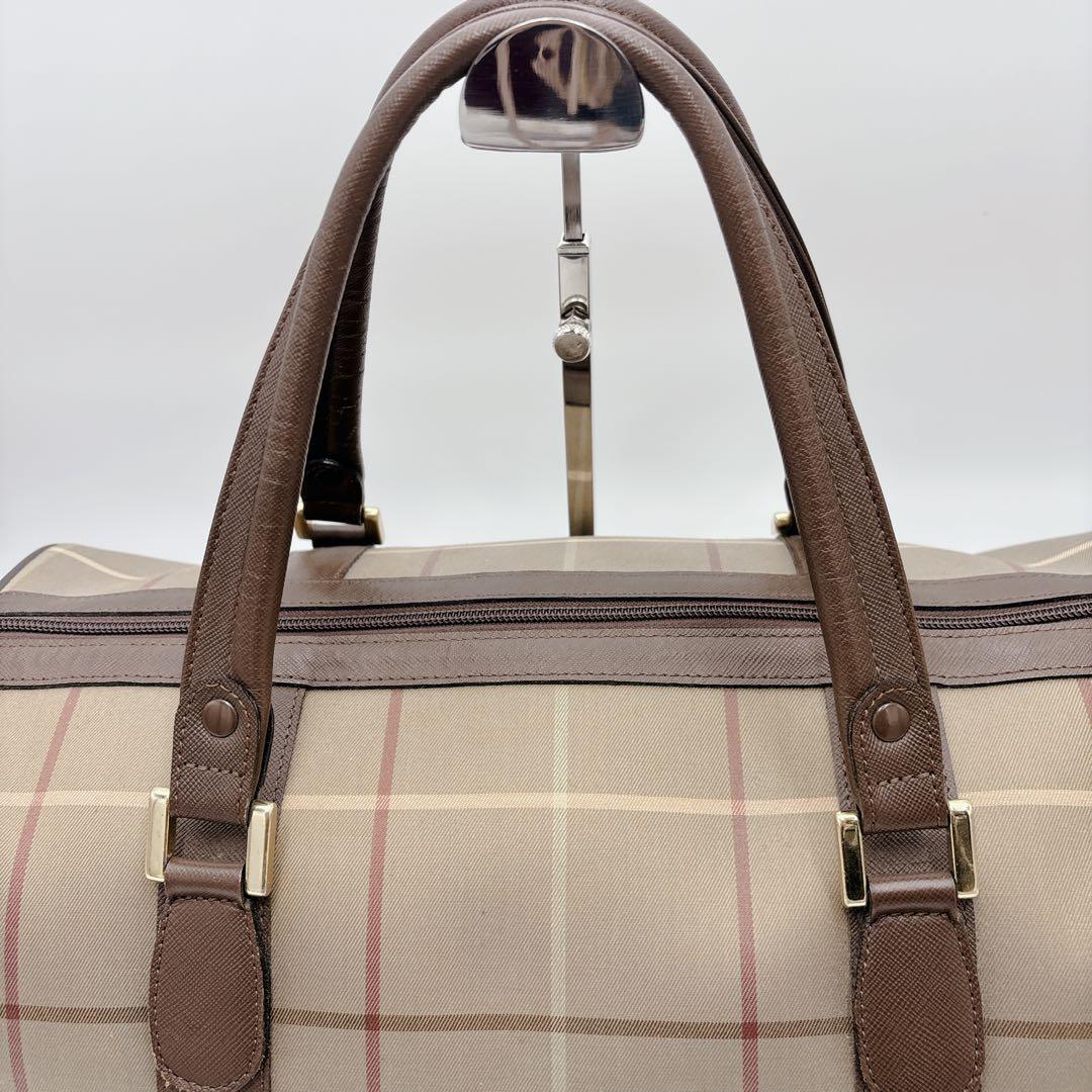 Burberrys’ ボストンバッグ 玉虫色　ヴィンテージ　旅行バック