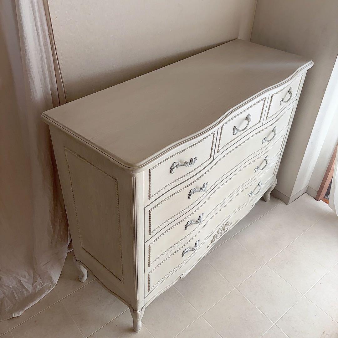 rira♡　直接配送　シャビーシック　フレンチシャビー　サイドボード