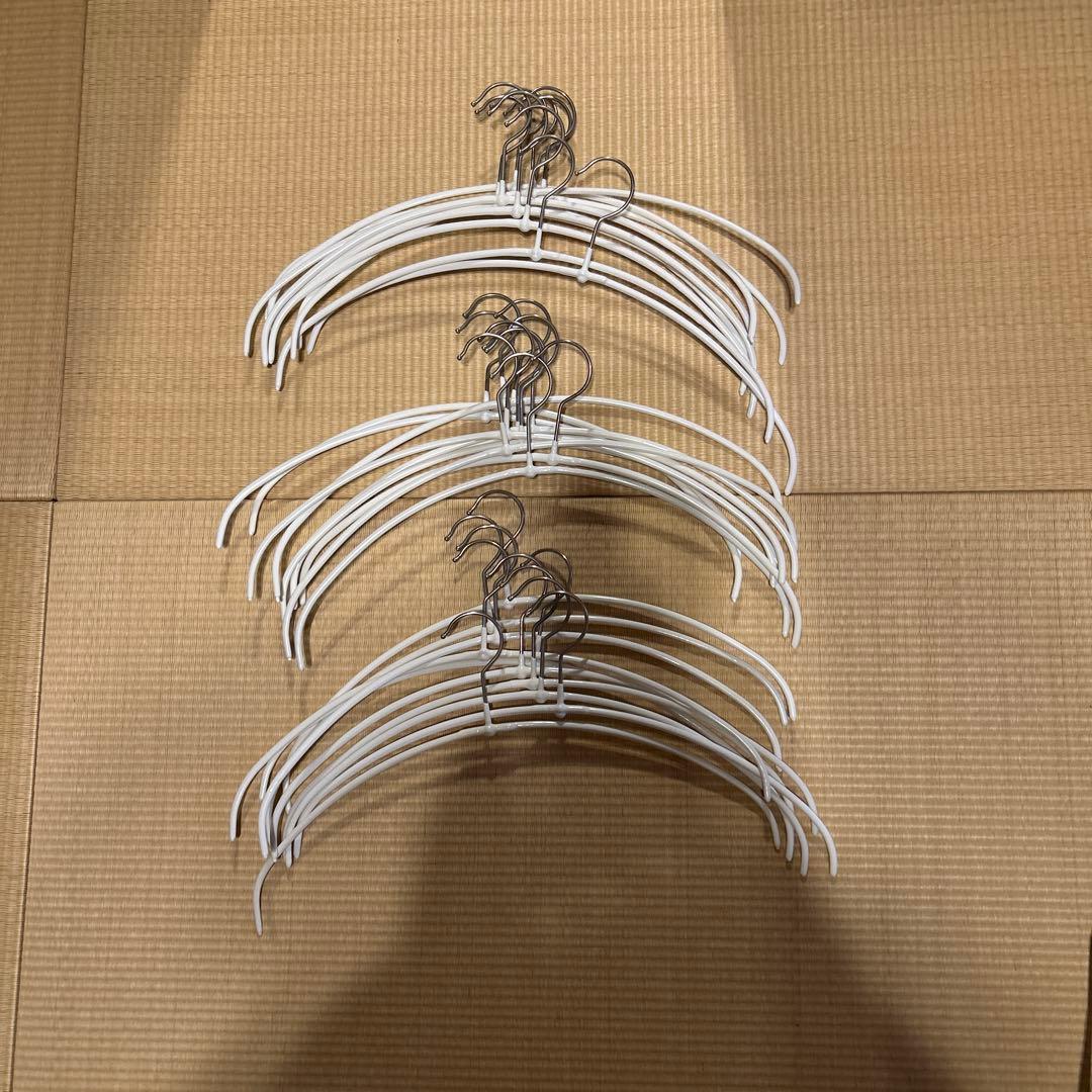 MAWAハンガー/エコノミックライト40 ホワイト　30本セット