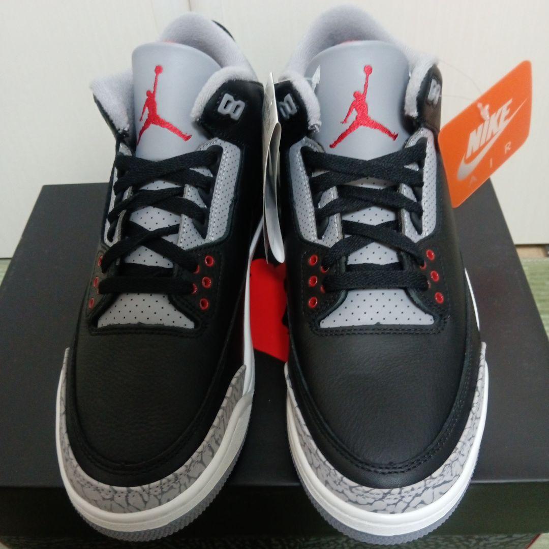 靴 Nike Air Jordan 3 Retro \"Black Cement\"