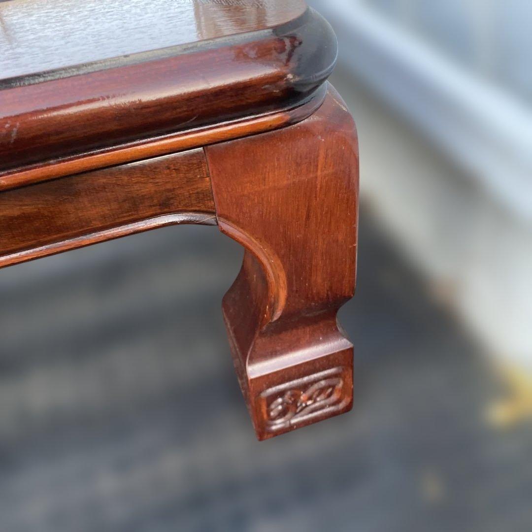 引き取りも歓迎家具調こたつ　長方形　木製こたつテーブル ダークブラウン座卓家具調