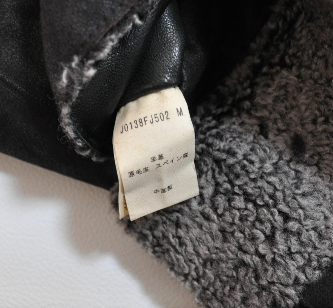 美品 JURGEN LEHL ヨーガンレール シープレザー ムートンジャケット