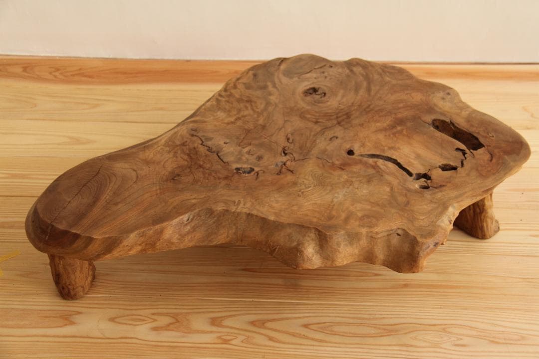 一枚板　ローテーブル