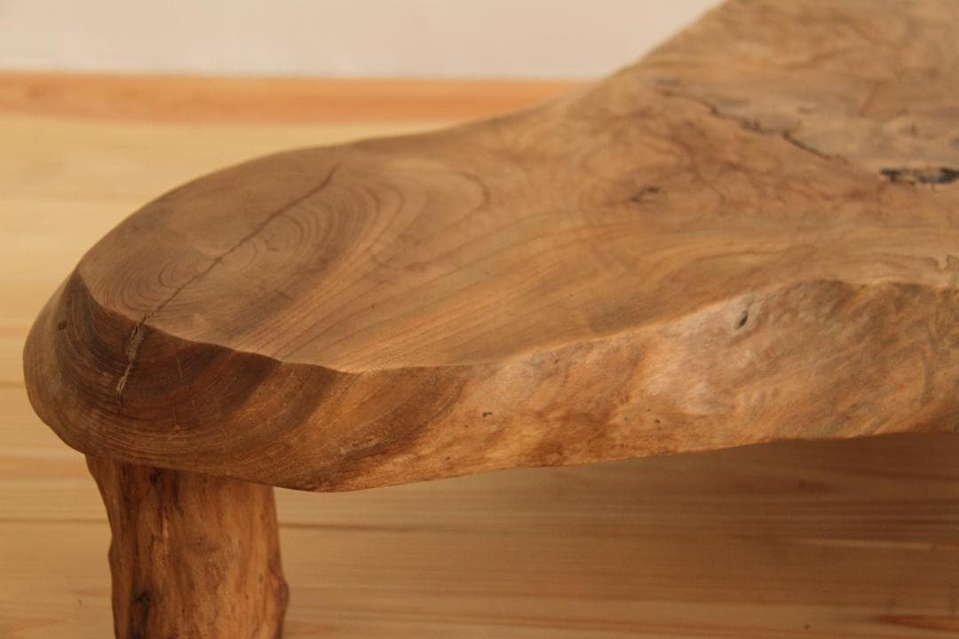 一枚板　ローテーブル