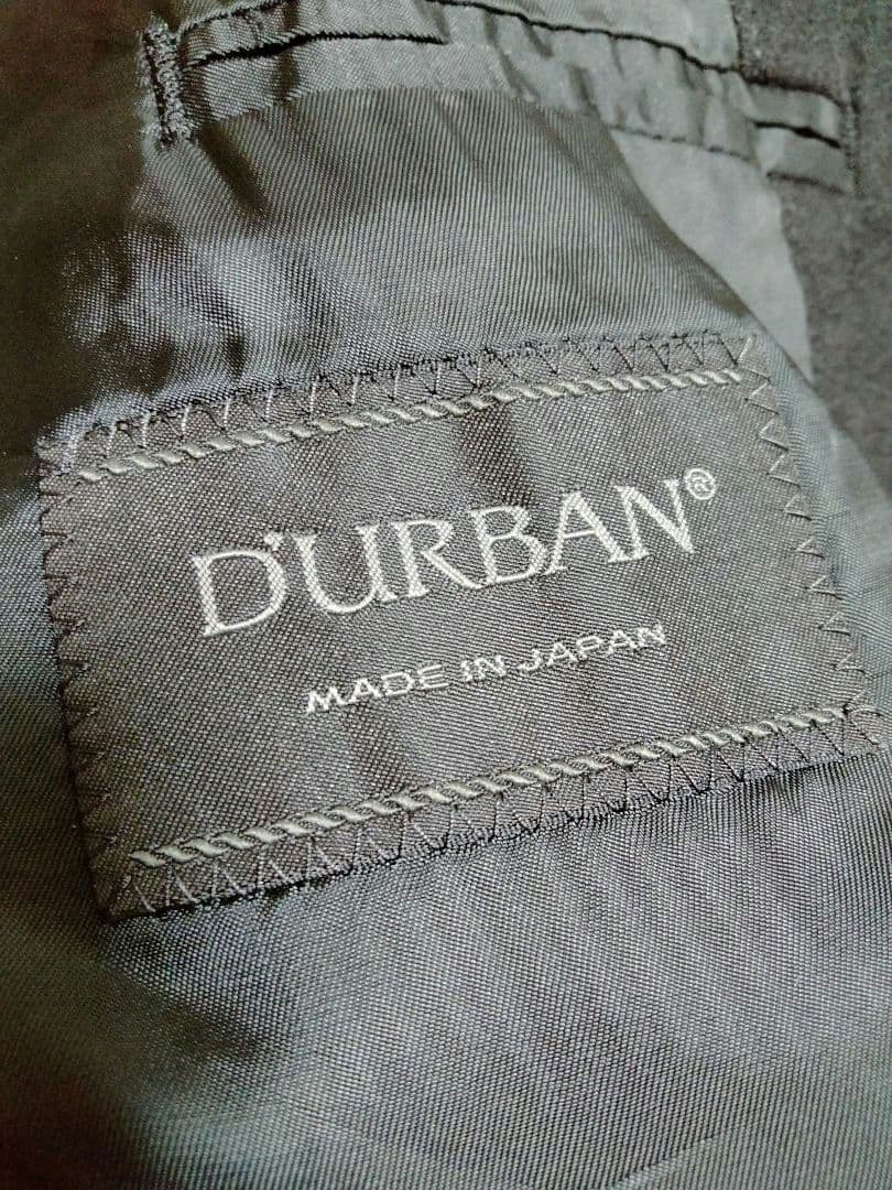 D'URBAN ロロピアーナ DOESKIN スタンドカラーコート L黒