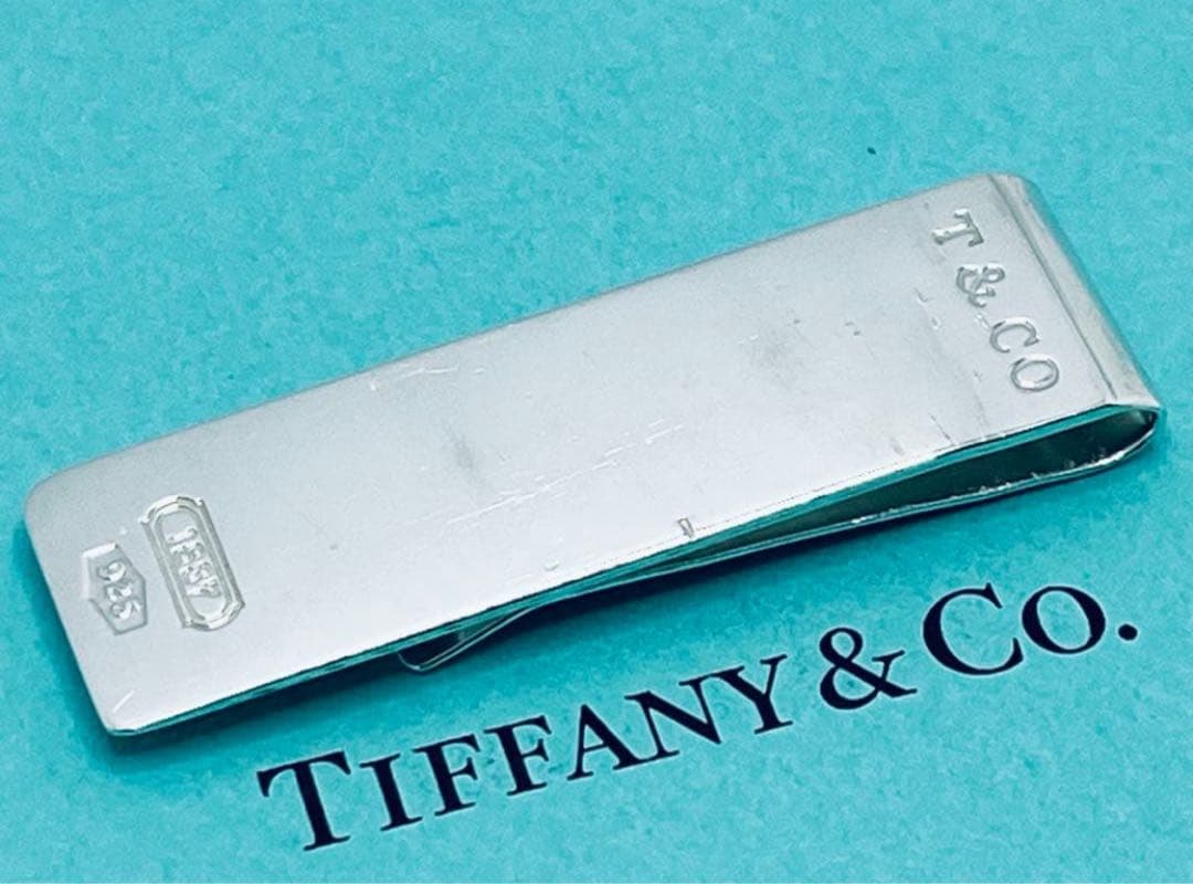 h646 オールド　ティファニー　1837 マネークリップ　シルバー　925