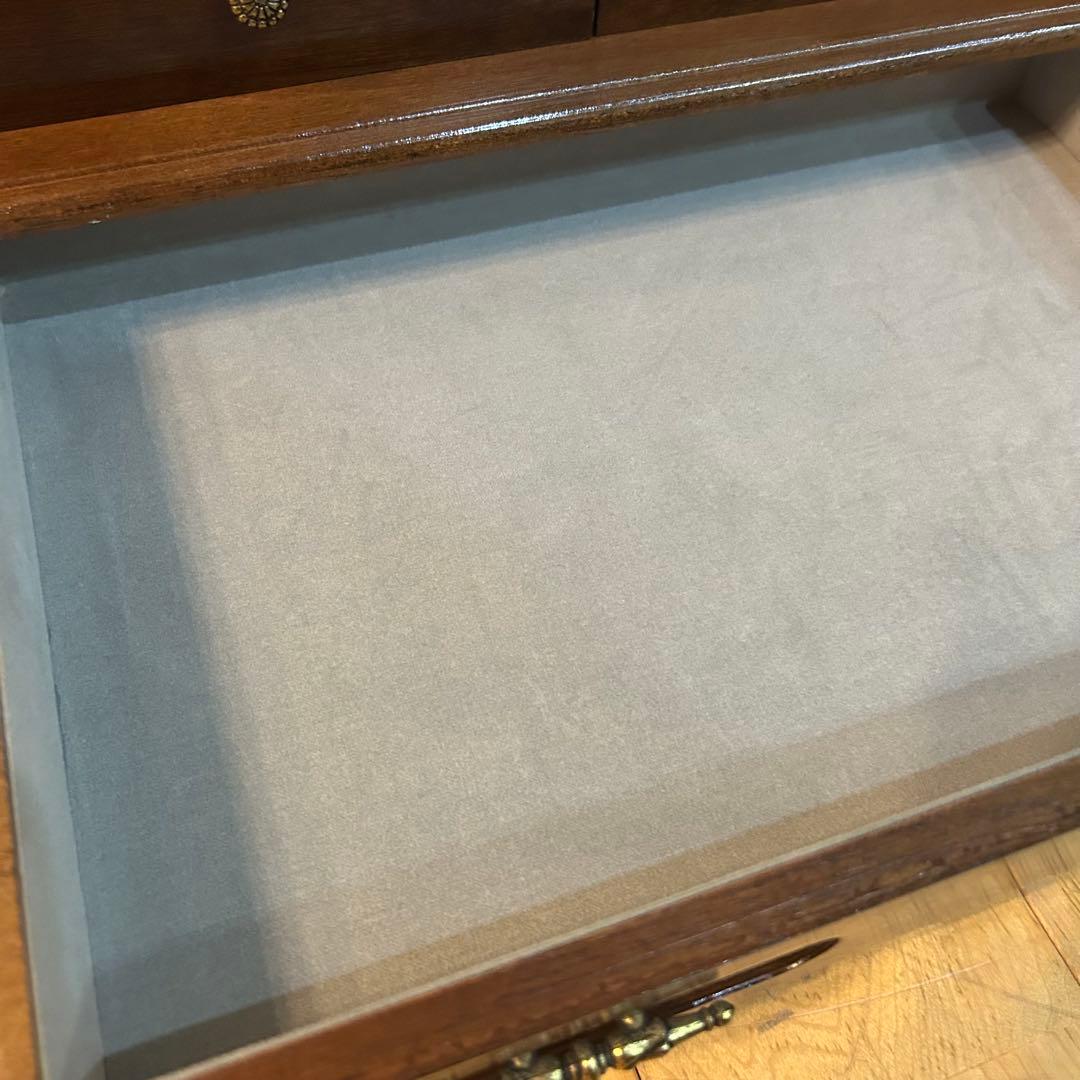 ☆アンティーク☆　木製　ジュエリーボックス　小物入れ　蛇腹