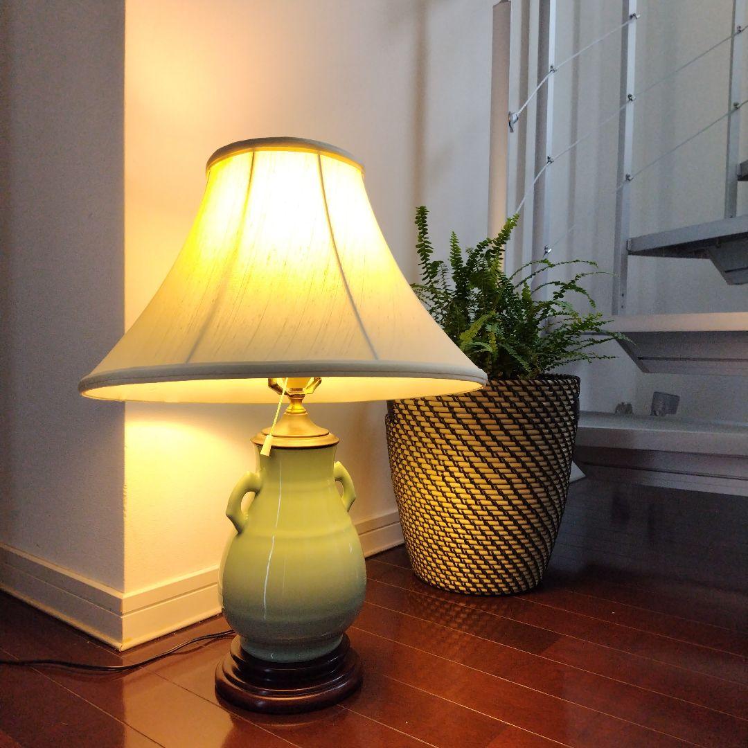 美品です！アンティーク 骨董WILDWOOD ミルクグリーン ルームランプ大型