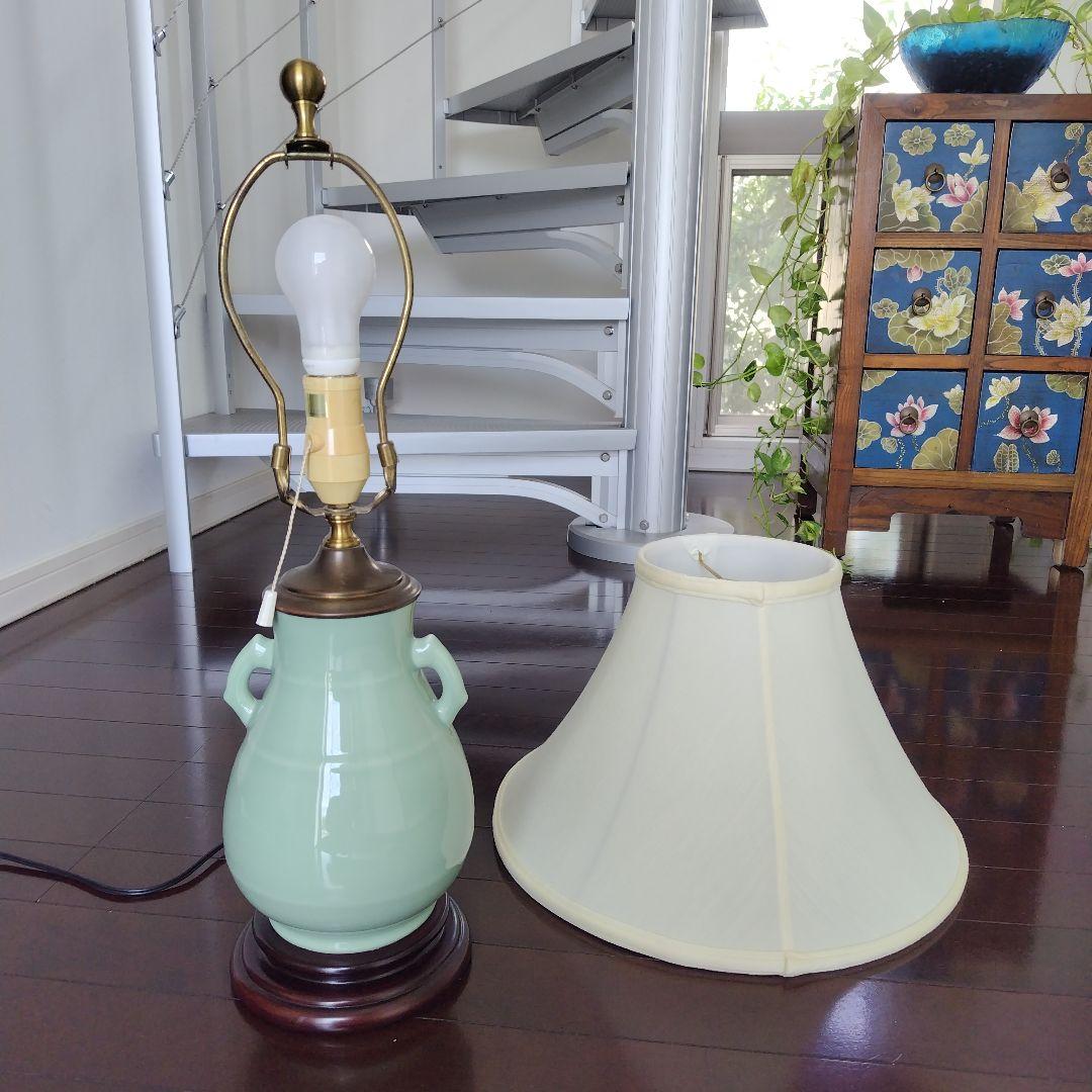 美品です！アンティーク 骨董WILDWOOD ミルクグリーン ルームランプ大型