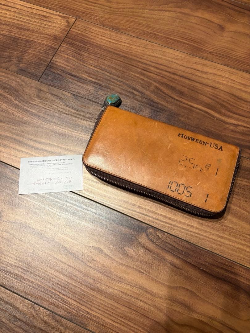 7sense 長財布　ホーウィン　バックスタンプ