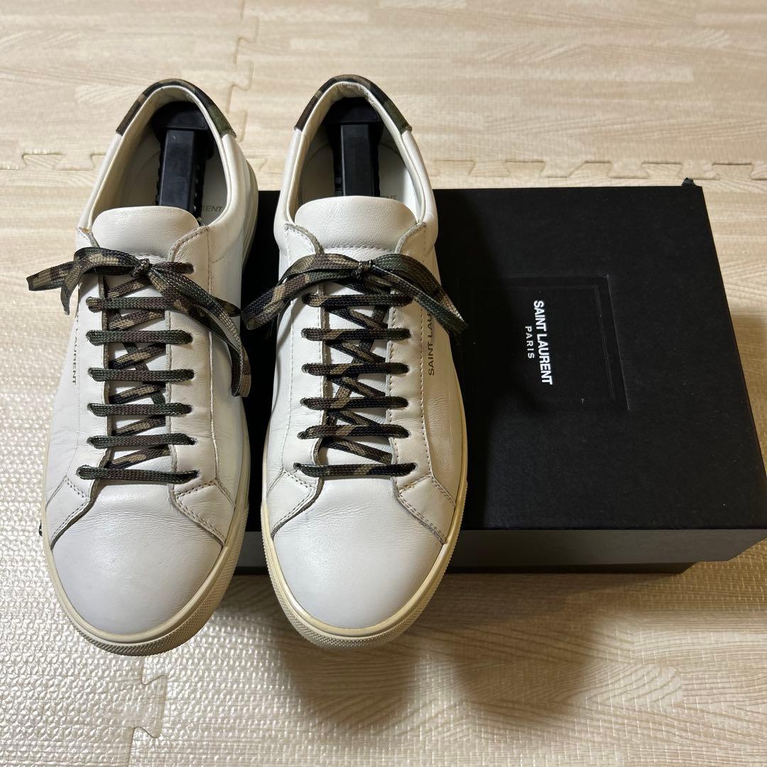 サンローランパリ　スニーカー　ANDY カモフラ　42 586586