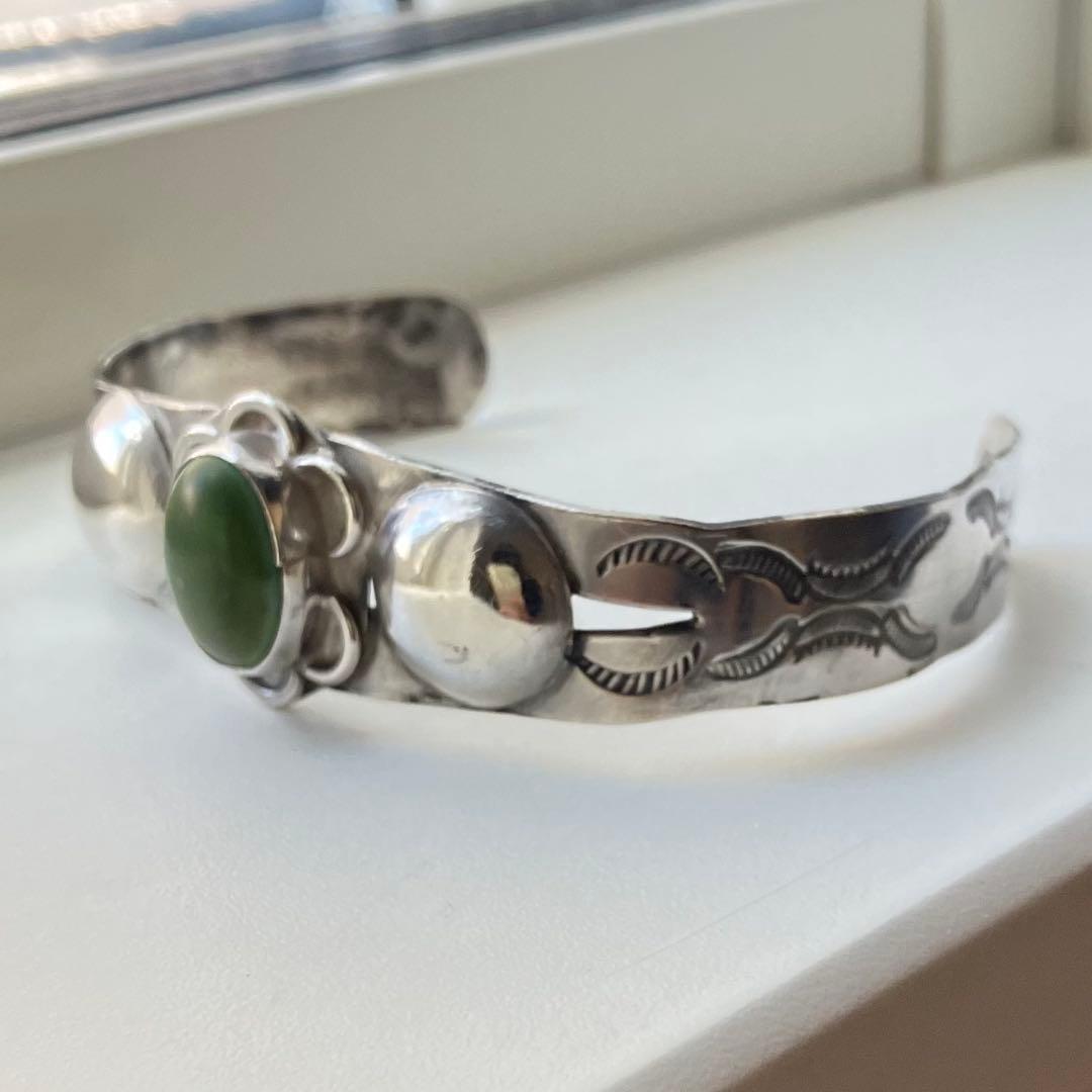 40s フレッドハービースタイル ターコイズ バングル シルバー