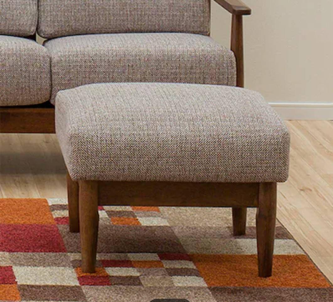 ニトリ【マイス】ベージュ系布製オットマン