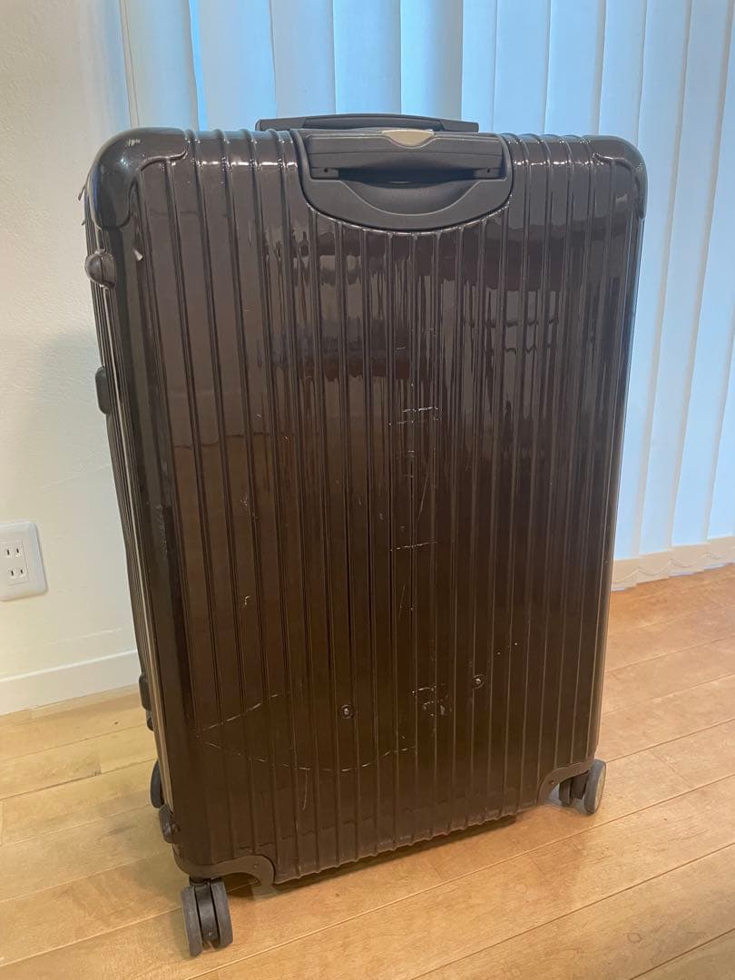 美品RIMOWAサルサデラックス104L/4輪ブラウン