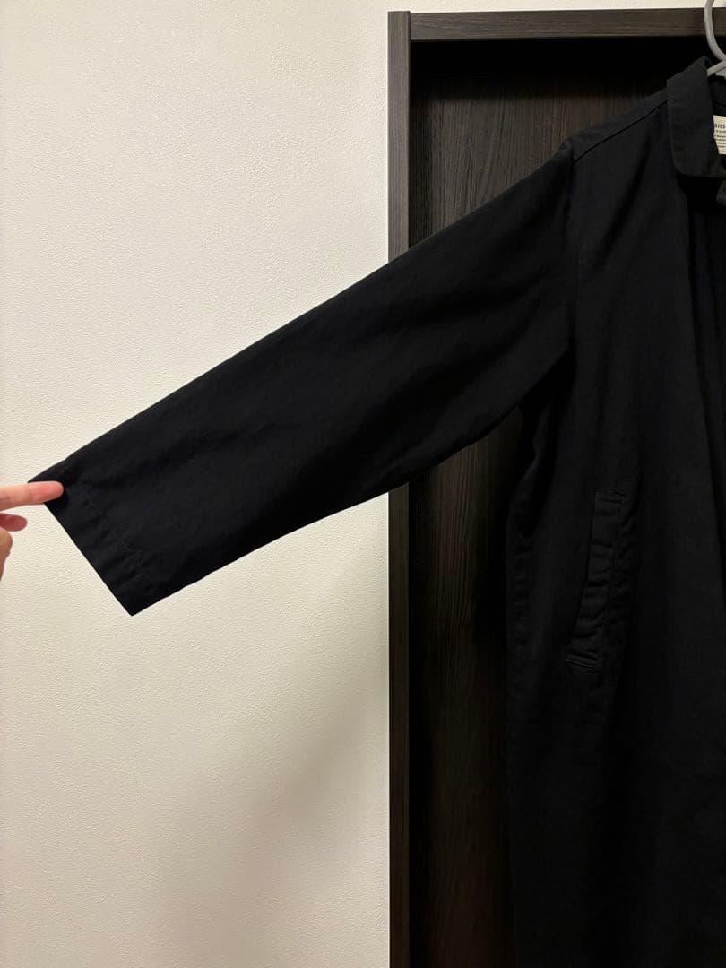 HARVESTY ハーベスティチノクロスオーバーコート ブラック