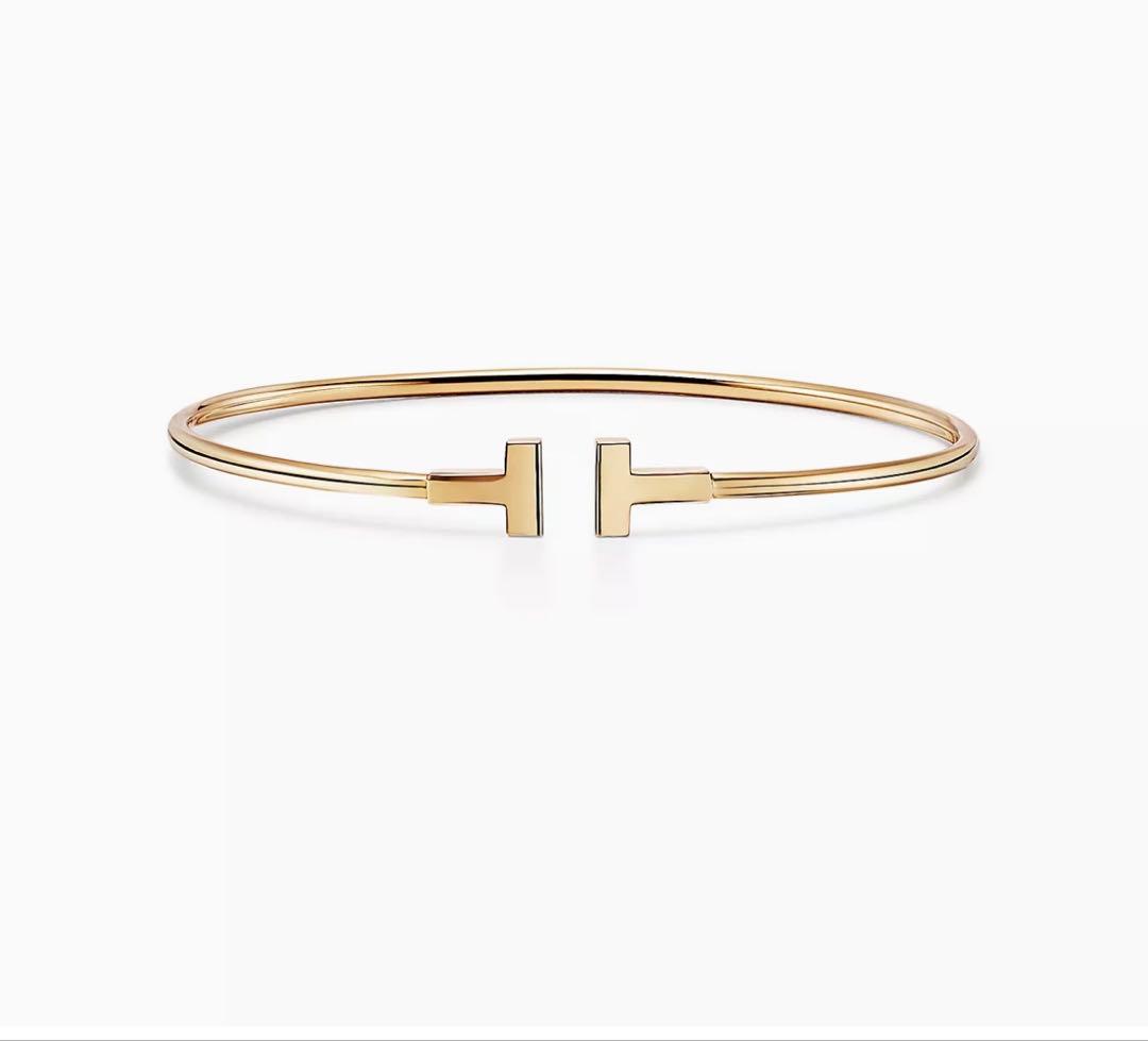 Tiffany & Co. ティファニーTナロー ワイヤー ブレスレット