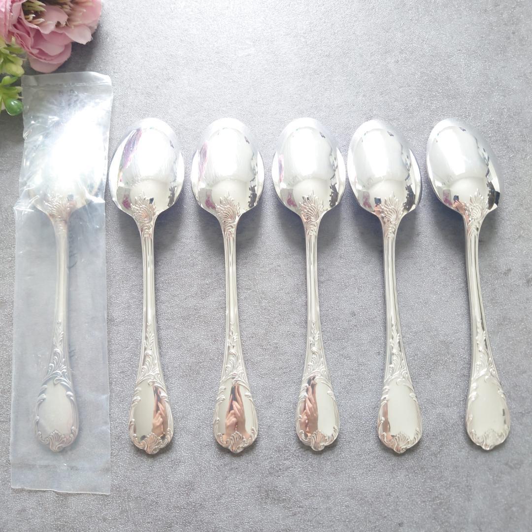 希少 美品 クリストフル マルリー ティースプーン 未開封含む 6点