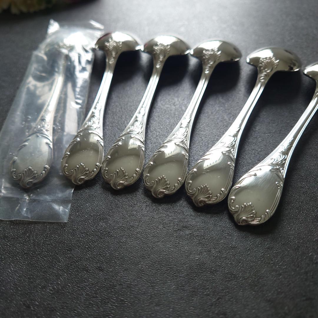 希少 美品 クリストフル マルリー ティースプーン 未開封含む 6点