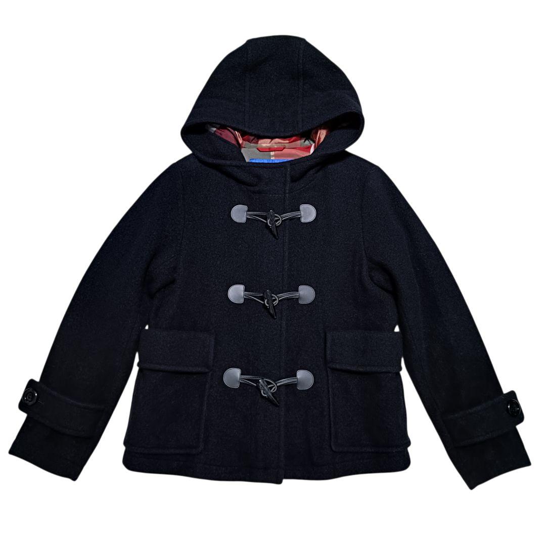 【極美品】クレストブリッジ ダッフルコート ゴールド金具 ダークネイビー 38