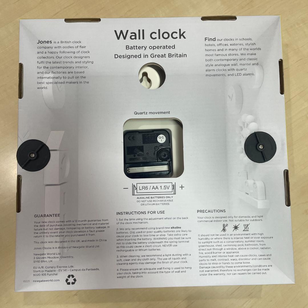 JONES CLOCKS 時計 ⑥ (ニューゲートワールドグループ )