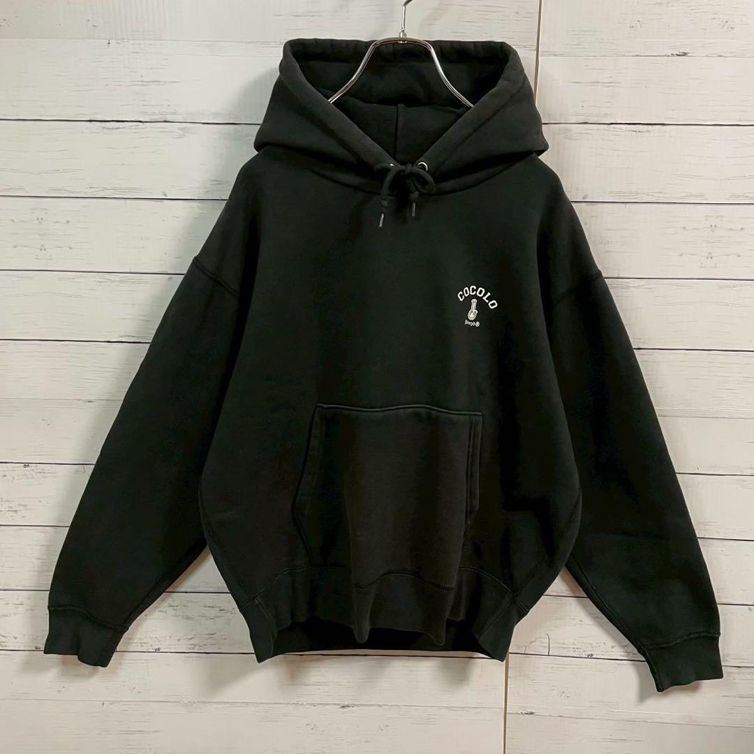 1【人気Lサイズ】ココロブランド☆ビッグロゴ 人気モデル パーカー☆364
