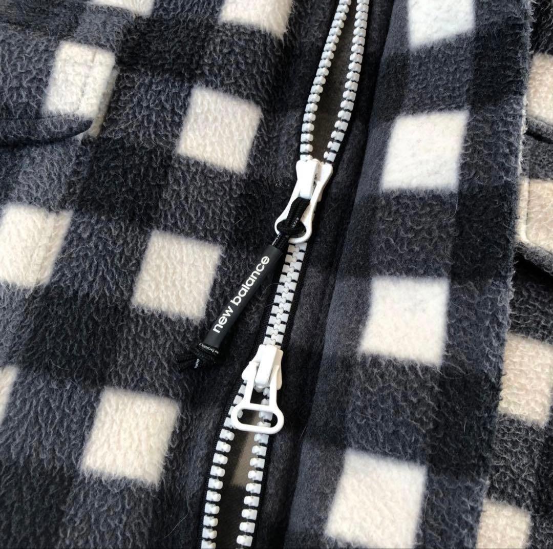 New Balance Golf バッファローチェック フリースブルゾン