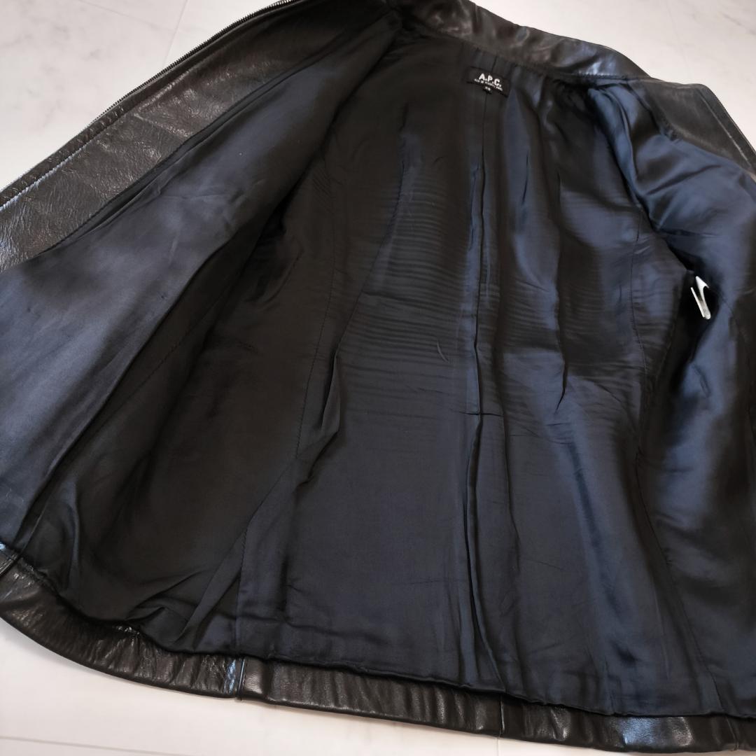 希少old A.P.C. 馬革 フランス製 レザージャケット XS ヴィンテージ