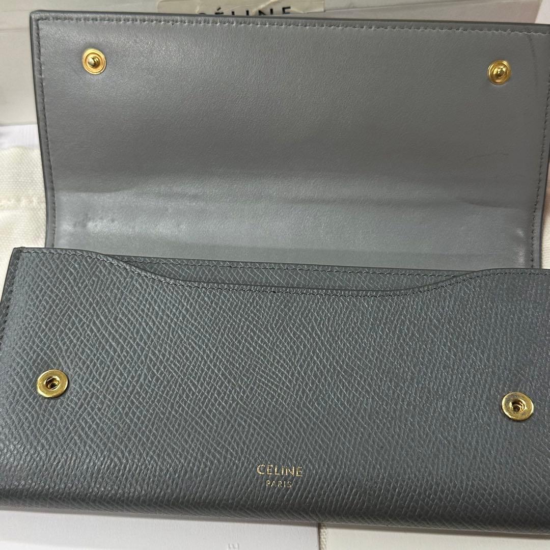 新品同様‼️ 現行　セリーヌ　CELINE 財布　長財布　グレインカーフスキン