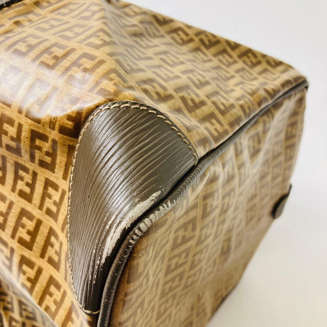 FENDI ズッキーノ 総柄 ボストンバッグ