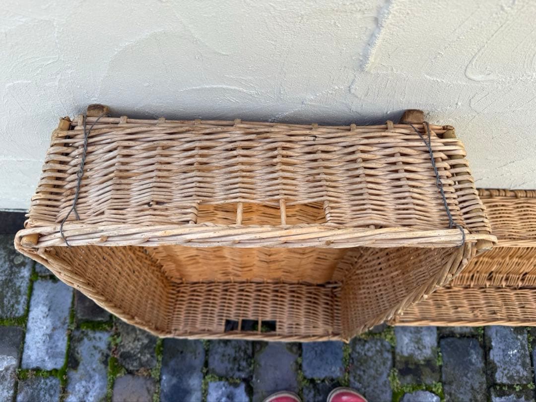 ⭐︎値下げ⭐︎フランスアンティーク　大きなバスケット2個セット