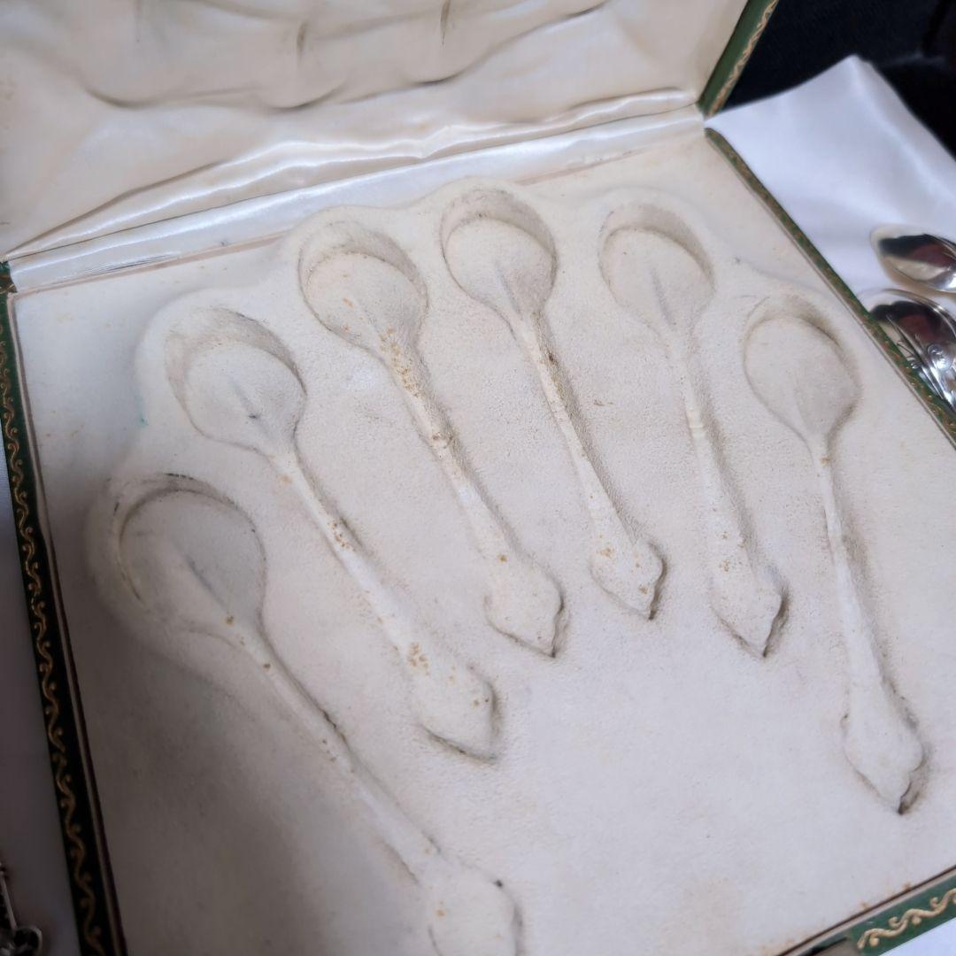 【希少♪】 カルディヤック スプーン 6本セット ルネサンス 純銀 伯爵家注文品