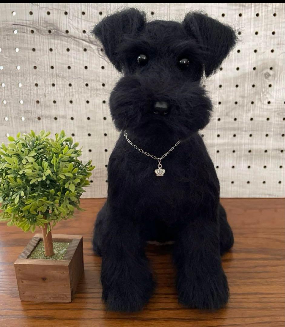 羊毛フェルト　ミニチュアシュナウザー　リクエストページ