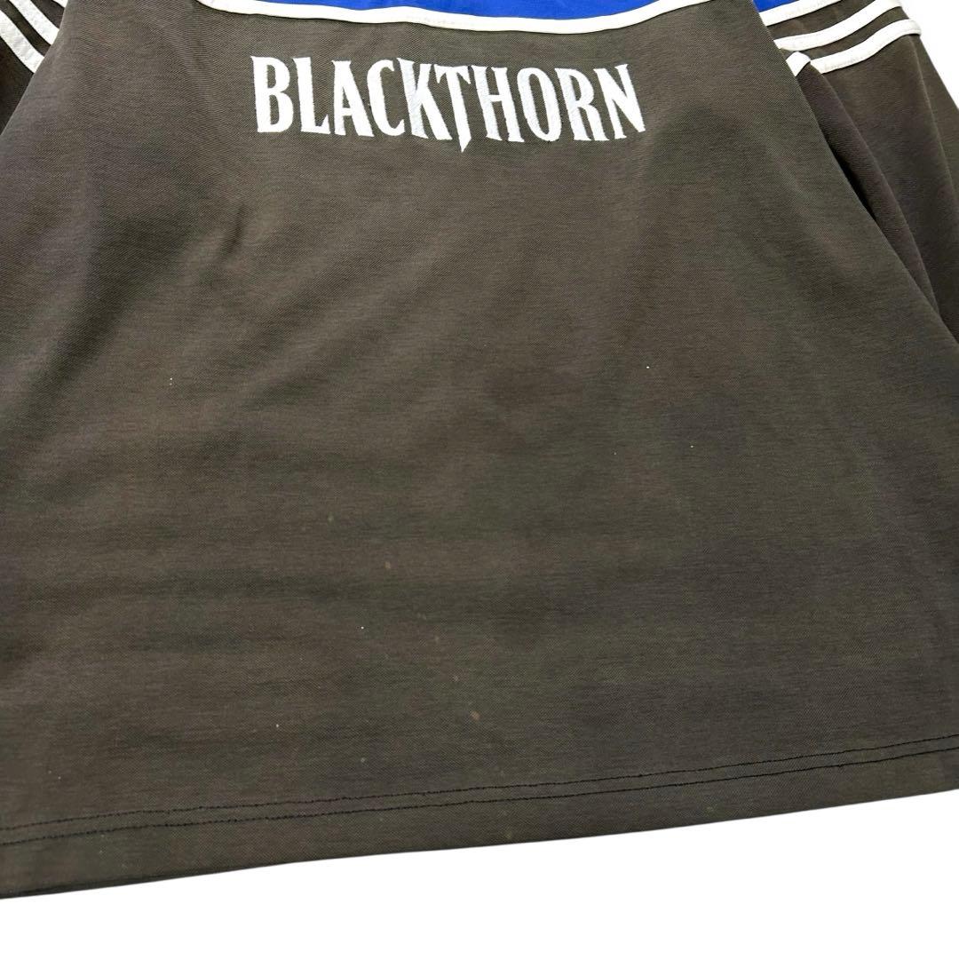 アディダス ラガーシャツ BLACKTHORN 90s 4XO ビッグサイズ