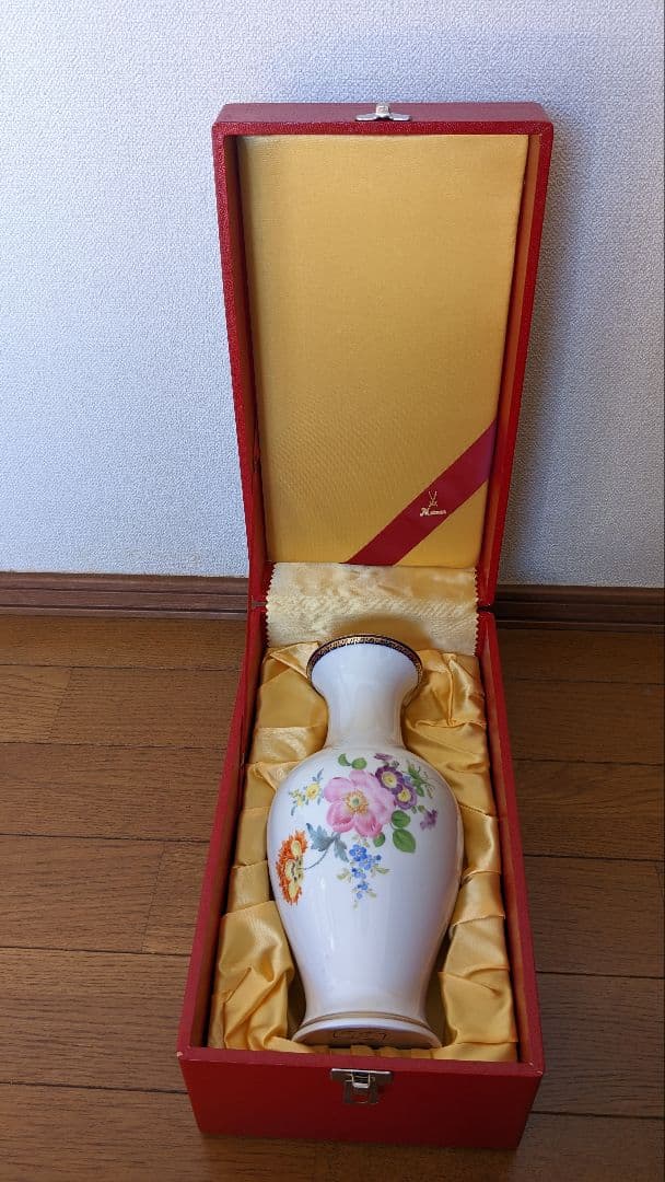 マイセン　フラワーベース　花瓶