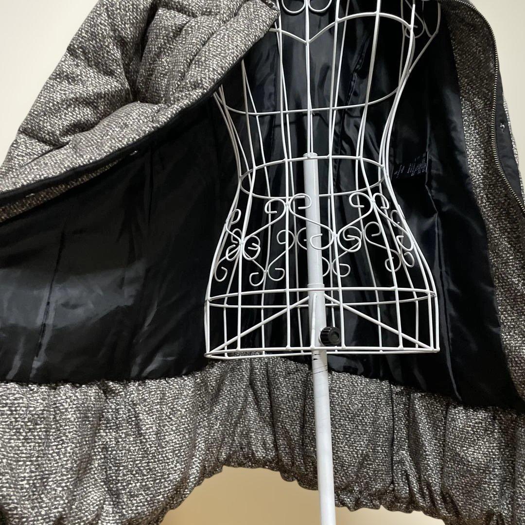 安室奈美恵着用ランバンオンブルー ペプラムダウンコート　フードなし