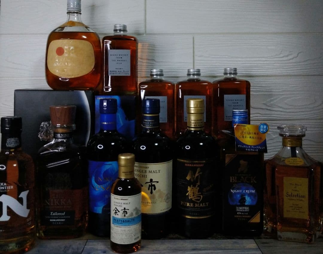 ニッカ ウイスキー 竹鶴 余市 フロムザバレル ブレンドオブザニッカ